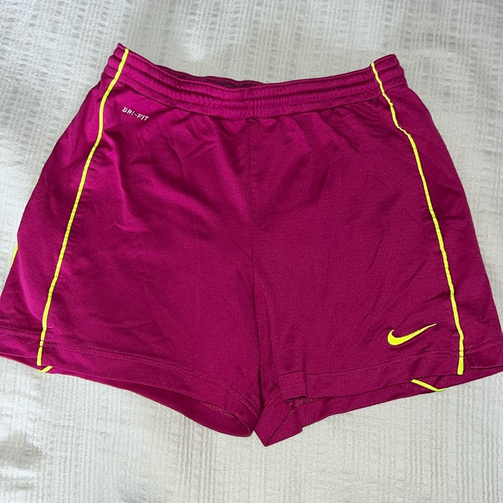 Small Pink Nike Soccer Shorts